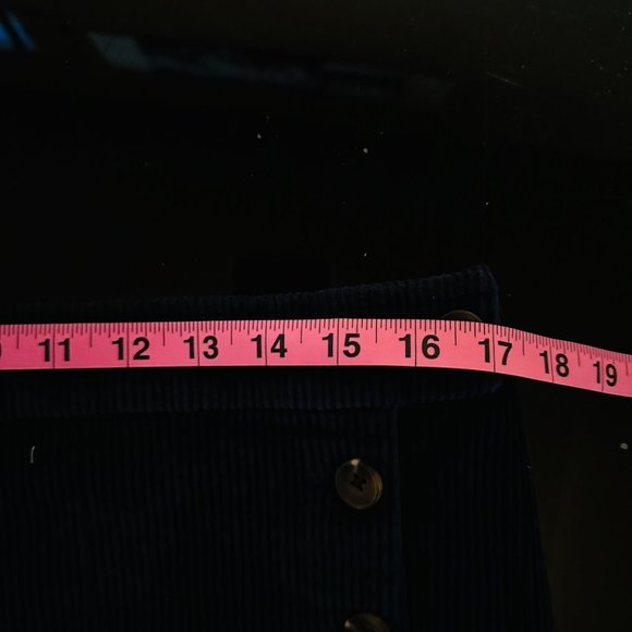 Joules Women’s Haddie Button Front Skirt Navy - Size 12(UK) - Picture 6 of 8